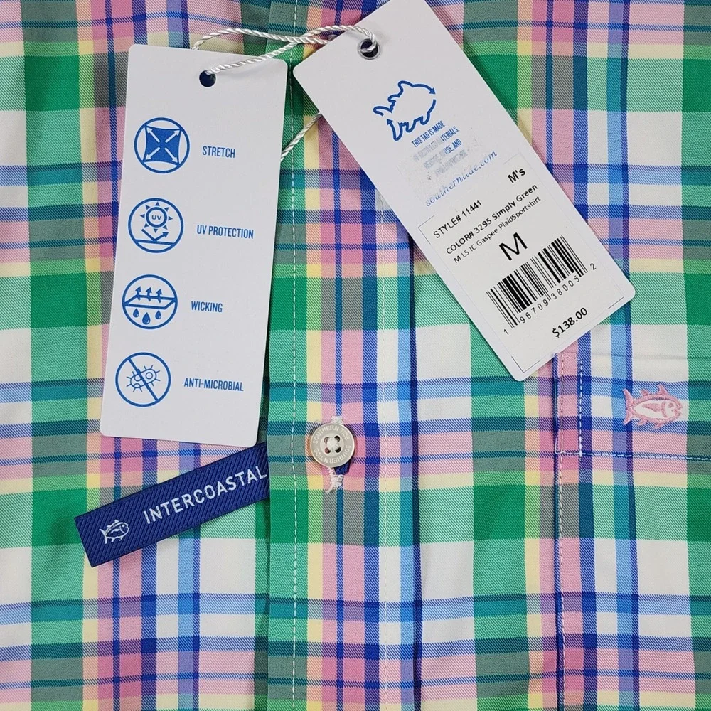 Southern Tide Intercoastal Men Coastal Preppy Country Club Shirt Size M NWT - Picture 4 of 13